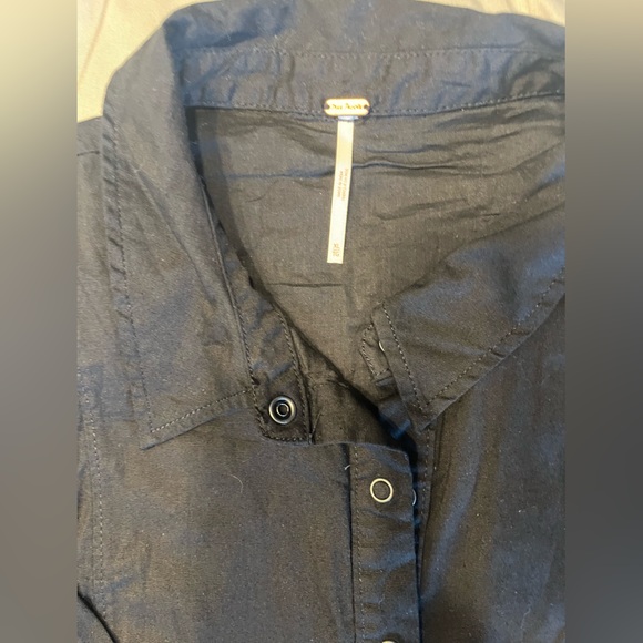 Free People Button-Up Top with Silver Accents NWOT - Picture 7 of 9